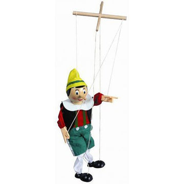 Original Toy Company Pinocchio Marionette - 14 Inch Classic Puppet Toy for Kids, Interactive Play, Handcrafted Quality