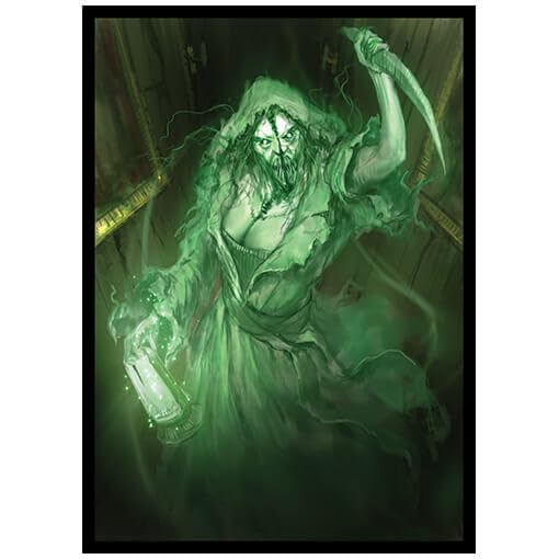 Fantasy North - Lady Donahue - Murderous Apparition - 100 Smooth Matte Tcg Trading Card Sleeves - Fits Magic Mtg Commander Pokem