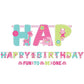 Amscan One Wild Girl 1st Birthday Banner