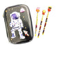 The Million Dollar Ace Spaceship Combo  Pack of 5/ Space Explorer Hardtop Pencil case with Avengers Pencils and Keychain for Bo