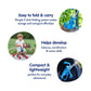 Scramblebug Tide | 4 Wheel Toddler Balance Bike | Developmental Ride On Toy | Indoor Or Outdoor | Foldable For Storage Or Travel