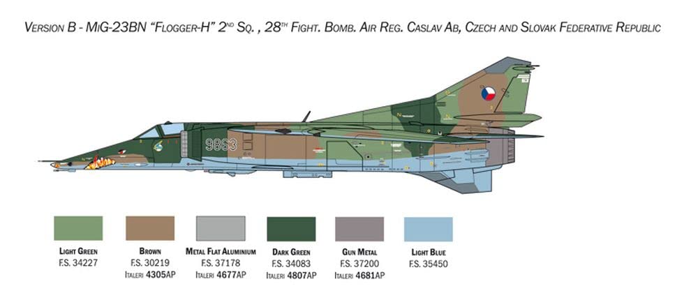 Italeri - Mig-23 Flogger D 1:48 (?/21) * - ITA2817S