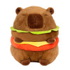 Popotato Realistic Capybara Burger Plush - 7.87 Capybara Stuffed Animal Plushie - Plushy And Squishy- Cute Toy Gift For Boys A