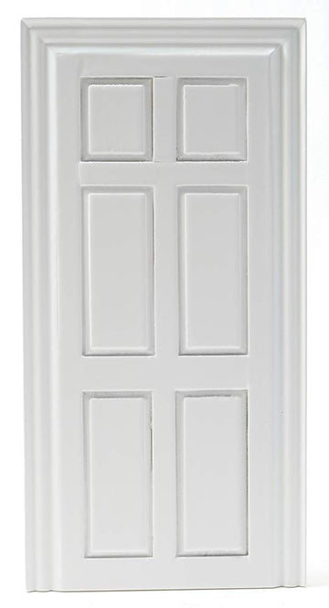 Classics By Handley Dollhouse Miniature 6-Panel White False Door