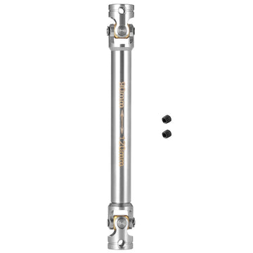 RCHUBAM RC Driveshafts Metal Drive Shaft 90mm-120mm Aluminum Silver for 1:14 Tamiya Trailer Tractor Truck RC Crawler Car