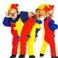 RASHRI ; One For All Unisex Halloween Joker Costumes Children circus clown Cosplay Kids droll Role play April Fool s Day party 