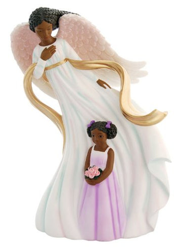 Ebony Treasures Prayer Guardian With Girl