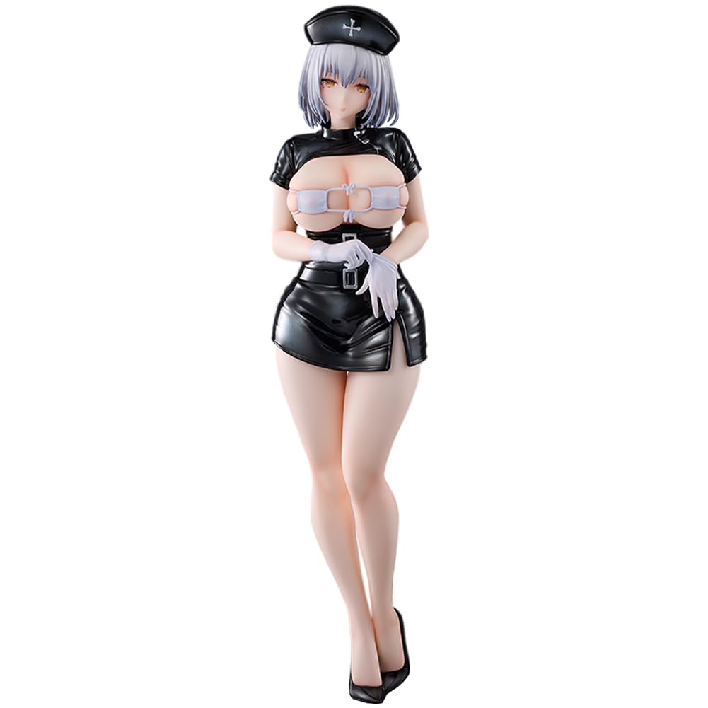 Lunk Kurosawa Mashiro Figure 9.8'' Black Nurse Uniform Version Standing Position Model Anime Statue Collection Ornaments
