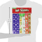 Amscan Christmas Paper Sticker Big Pack, 350 Stickers of Fun, 10 1/4 by 3, Multicolor