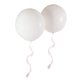 Oupking 18 Inch White Balloons Big Round Latex Balloon Giant Thick White Balloons For Party Decorations Pack Of 25