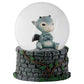 Ytc 3.5 Inch Cold Cast Resin Sulky Baby Dragon Water Snow Globe Figurine