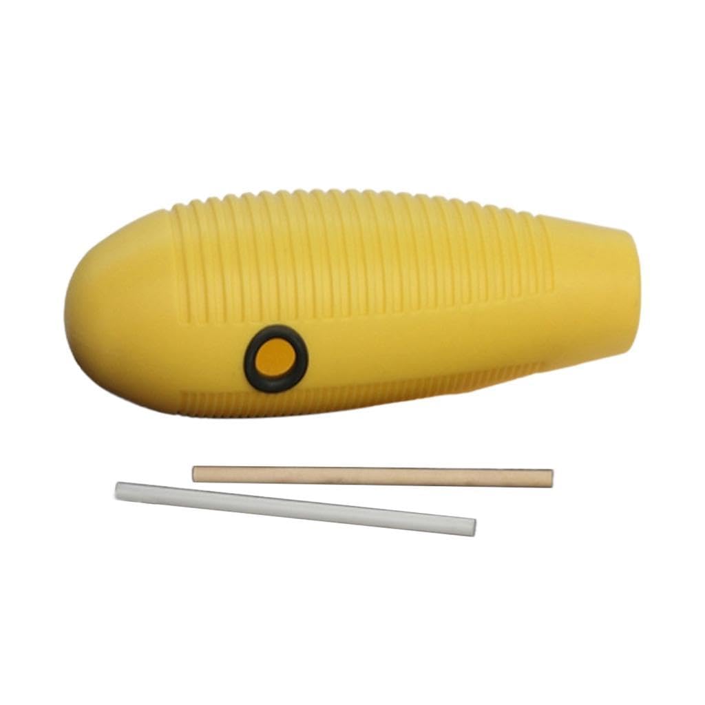 BnfGuiro Instrument Education Latin Percussion Instrument For Live Performances Yellow|Musical Instruments & Gear|Percussion|Han