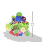 Wonderfoam AC9096 3D Foam Sticker Box, Nature Theme