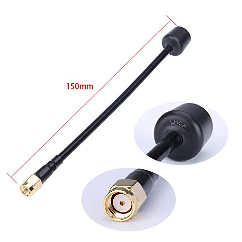 Iflight 2Pcs Albatross 5.8Ghz 3Dbi 5000-6000Mhz 150Mm Rhcp/Lhcp Rp-Sma/Sma Fpv Antenna For Fatshark Ev200D Fpv Goggles Fpv Drone