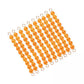 Jazzy Pearls 2X10Pcs Montessori Bead Chains Montessori Counting Toy For Kids Ages 35 Gift Orange|10 Montessori Bead Chains(2 Pa