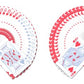 Tally-Ho Plum Blossom Flower Special Edition Playing Cards, 1 Deck, Red