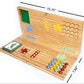 Pickle Sports Folding Portable Travel Marble Wood Board Game - Multicolor