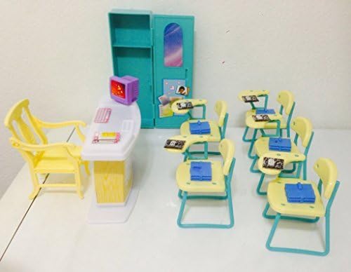 Gloria Dollhouse Furniture - Classroom Play Set