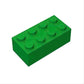 Newbeoding Classic Building Bricks 2X4, Compatible With Lego Parts And Pieces 3001, 110 Piece Bulk Building Block, Creative Buil