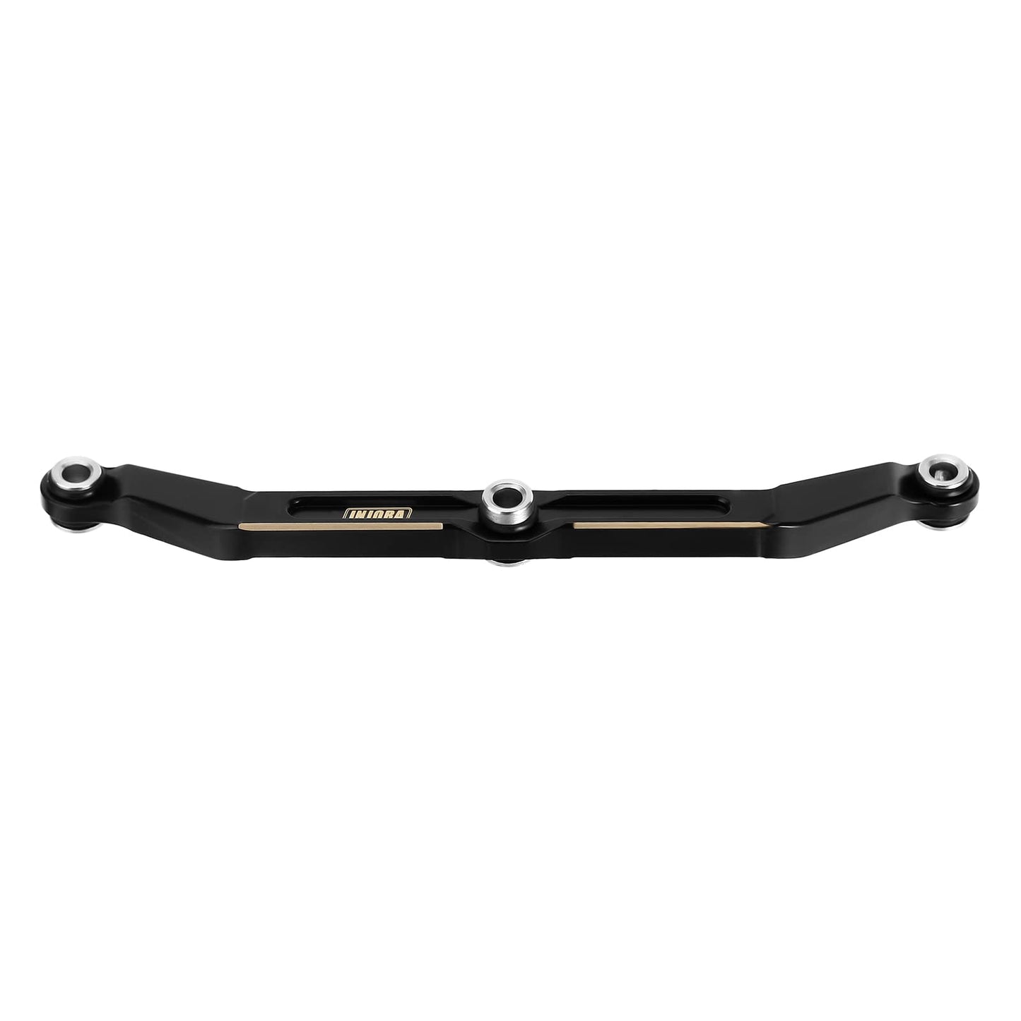 INJORA Black Brass Steering Link for TRX4M Upgrade Parts 1/18 RC Crawler Car,Full Clearance,12g
