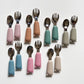 Silicone  and stainless steel spoon and fork set