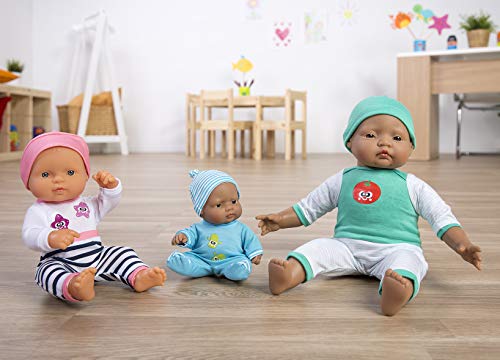 Miniland Educational - 15.75'' Soft Body Baby Doll, African