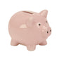 Creative Gifts International Small Pink Ceramic Pig Piggy Bank, 3'' X 4'' X 3'', Gift Box Included