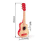 Hape Kid'S Flame First Musical Guitar| 26 Inch Musical Instrument With Vibrant Sound And Tunable Nylon Strings, Red