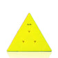 Bukefuno Qy Toys Pyramid 4X4 Cube Stickerless Magic Mofangge 4X4X4 Pyraminx Puzzle Cube Speed Cubes