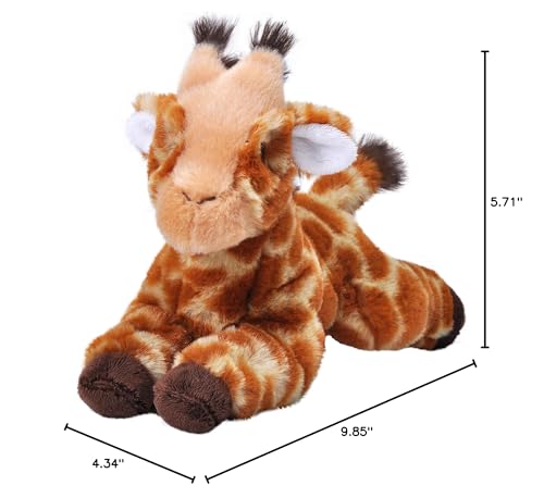 Wild Republic Ecokins Mini Giraffe Stuffed Animal 8 Inch, Eco Friendly Gifts For Kids, Plush Toy, Handcrafted Using 7 Recycled P