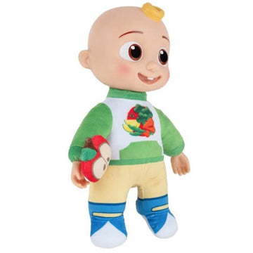 Cocomelon Official Musical Doll Collection, Soft Plush Body, Jj + Cody Sing Along Friends (Snack Time Jj)