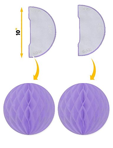 First Birthday Decoration Set Gold Cake Topper ''One'', Purple Banner Fiesta Hanging Paper Fan Flower Bundle With Purple Happy B