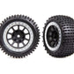 Traxxas Tires And Wheels Satin Chrome 2.2 Inch Alias Rear Tire 2470G
