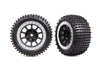 Traxxas Tires And Wheels Satin Chrome 2.2 Inch Alias Rear Tire 2470G