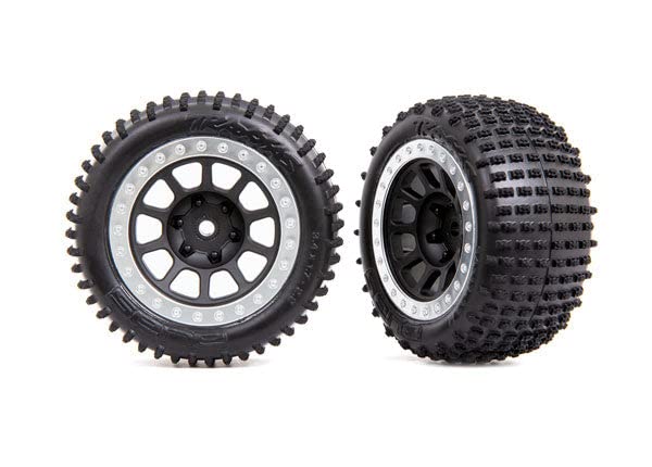 Traxxas Tires And Wheels Satin Chrome 2.2 Inch Alias Rear Tire 2470G