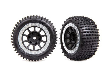Traxxas Tires And Wheels Satin Chrome 2.2 Inch Alias Rear Tire 2470G