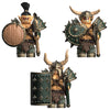 3 Orc Warrior Minifigure Set – Fantasy Battle Clan Soldiers