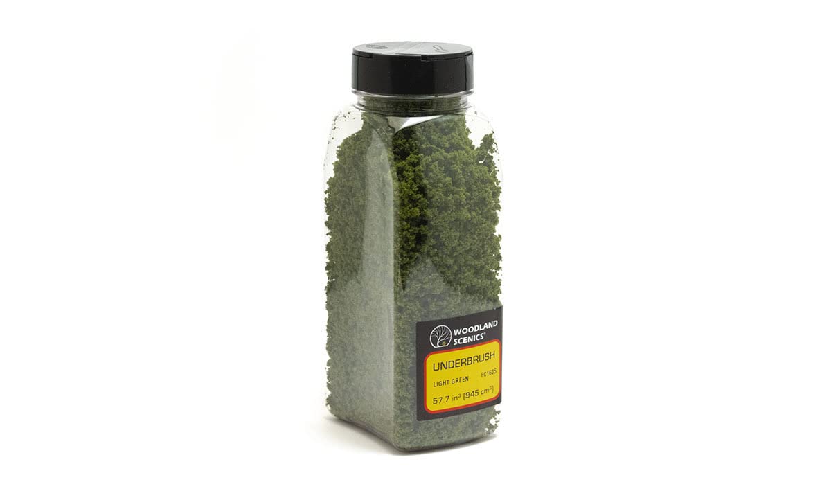 Woodland Scenics Light Green Underbrush Clump-Foliage (32 Oz. Shaker)