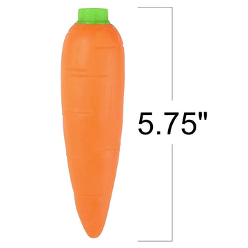 Artcreativity Stretchy Carrot Toys For Kids, Set Of 2, Stress Relief Fidget Sensory Toys For Autistic Children, Anxiety, And Adhd, Squeeze Toys Party Favors And Pretend Food Toys, Goodie Bag Fillers