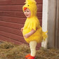 Beqeuewll Halloween Baby Costumes Newborn Infant Chicken Costume Hooded Bubble Romper Leggings Shoe Covers Toddler Cosplay Set(C