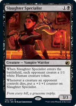 Magic: The Gathering - Slaughter Specialist - Foil - Innistrad: Midnight Hunt