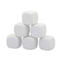 Qidiwin White Eva Foam Dices For Kids Graffiti, Building Blocks,Creative Painting, 6Pcs