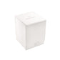 Squire 100+ Xl Convertible Deck Box | Card Storage Box With Removable Cover Clips | Holds 100 Double-Sleeved Cards In Extra Thick Inner Card Sleeves | White Color | Made By Gamegenic (Ggs20120Ml)