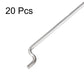 Uxcell 1Mm X 400Mm (15.7 Inch) Steel Z Pull/Push Rods Parts For Rc Airplane Plane Boat Replacement (Pack Of 20)