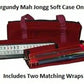 Mah Jongg Soft Case With 2 Wraps, Burgundy