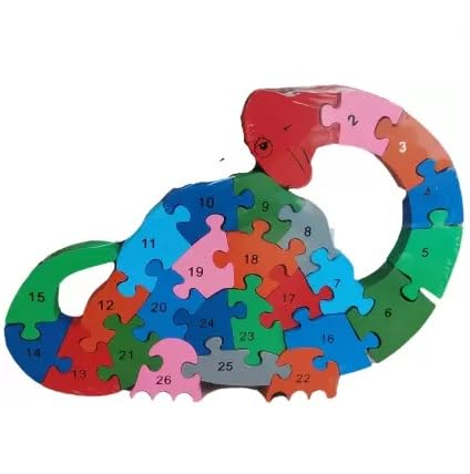 Dinosaur Puzzle for Kids|26 Pcs Puzzle Set| Fun Learning &Educational Toy for Enhancing Concentration|Puzzle for Kids 3+ Years|B