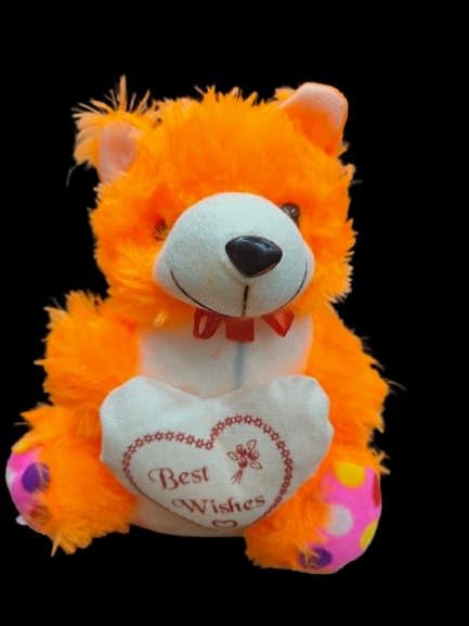 TOYSFAST Taddy Bear Soft Toys Teddy Bear with NonToxic Fur | Comes with Heart | 25 cm Gift for Girlfriend Special | for Girlfri