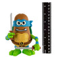 Poptaters Teenage Mutant Ninja Turtles - Includes 1 Character, Selected At Random, Leonardo (Blue) Or Donatello (Purple),12 Facial And Body Parts Including 1 Surprise Potato Head Piece!