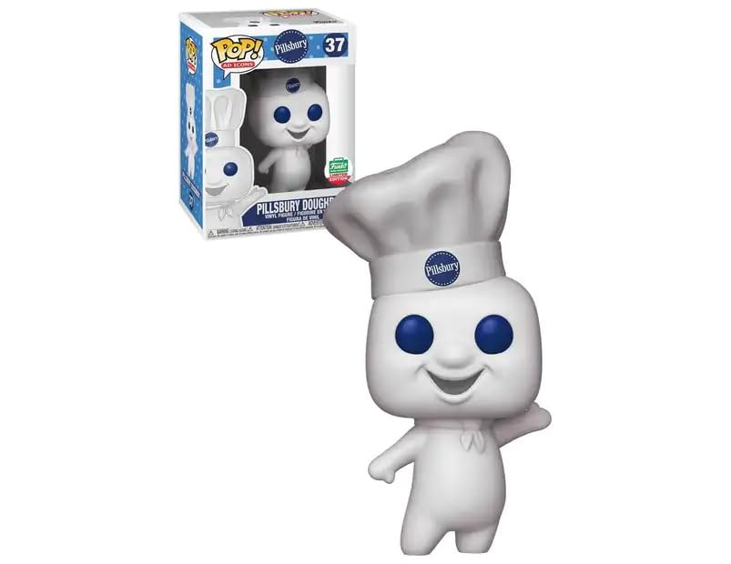 Funko Pop! Ad Icon Pillsbury Doughboy Exclusive Vinyl Figure - White - Model: pi