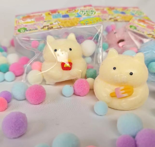 Taba Squishy Toys Valentines Cute Kawaii Cat Paw Squeeze Toys  Sticky Squishy Fidget Toys Silicone Squeeze Toy for Stress Relief Cute Soft Toys Best Valentines Gift for Anniversary (Chubby cat)